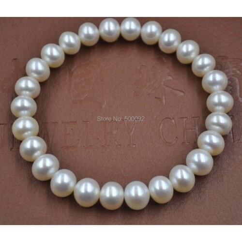 AAA fine pearl bracelet 7.5-8mm freshwater pearl for women