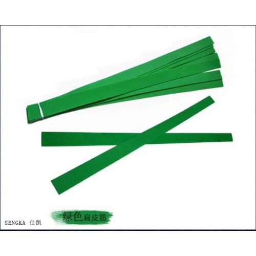 10pcs 0.8mm Thick Natural Latex Slingshots Flat Rubber Bands Strong Elastic Parts Rubber Bands Hunting Catapult 20mm/12mm Width