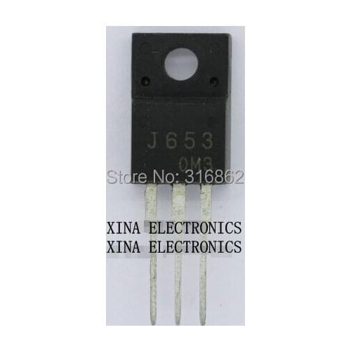 2SJ653 J653 PNP TO-220F ROHS ORIGINAL 20PCS/lot Free Shipping Electronics composition kit