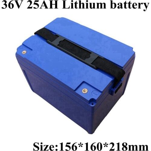 32650 36V 25Ah Rechargeable Lithium Battery Pack for Electric Bike Electric Tricycle Electric Scooter Wheelchairs + 3A Charger
