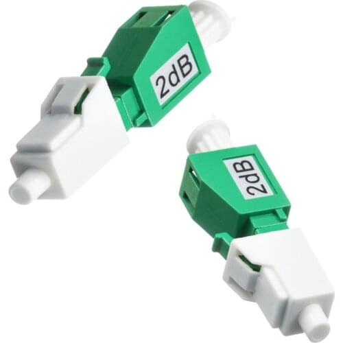 5pcs/bag LC/APC Optical Attenuator LC-LC Singlemode Female to Male 2dB/3dB/5dB/7dB/10dB/15dB FTTH Fiber Optic AttenuatorFree Shi