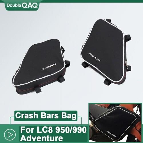 Motorcycle Frame Crash Bars Waterproof Bags Bumper Repair Tool Placement Bag For LC8 950/990 Adventure ADV