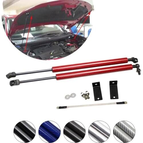 For Peugeot 3008 SUV 2017-2021 Auto Front Hood Bonnet Modify Carbon Fiber Gas Struts Shock Damper Lift Support Absorber