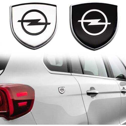 Car Styling 3D Metal Emblem Badge Sticker Decals For Opel OPC Astra J H G K Insignia Corsa D B E Mokka Vectra Auto Accessories