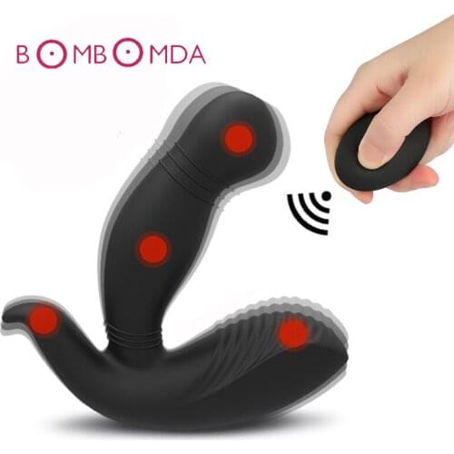 Wireless Remote Control 9 Frequency Vibrators Prostate Massager Vibrating Stimulate Anal Plug Butt Plugs Sex Products for Male