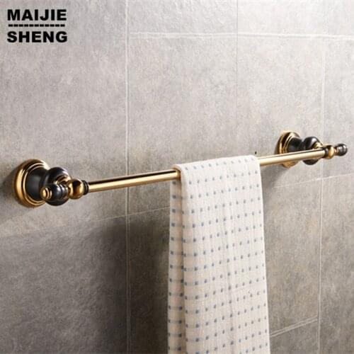 Whole brass Gold Single Towel Bar,Towel Holder, Towel rack Solid Brass & copper Made,golden Finish, Bathroom Accessories