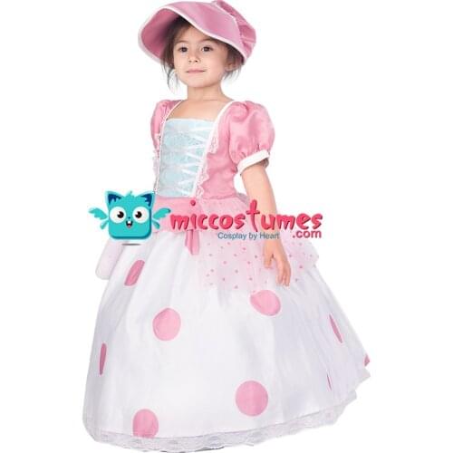 Kids Little Shepherdess Cosplay Dress Costume
