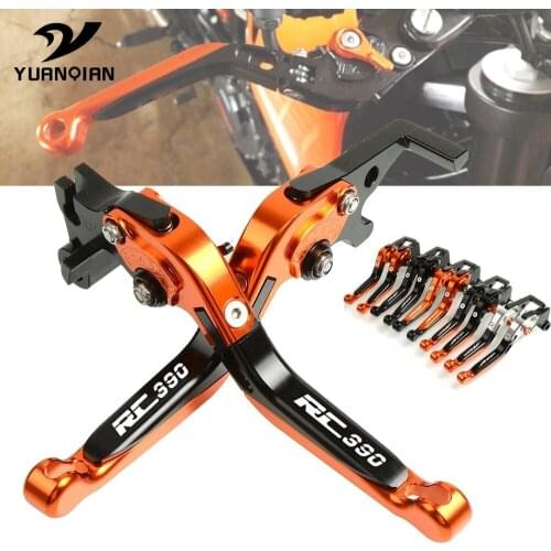 FOR RC 390 RC390 2013-2018 2017 2016 Motorcycle Accessories CNC Aluminum Adjustable Foldable Extendable Brakes Clutch Levers