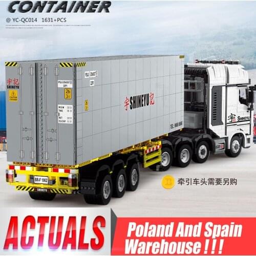 Yeshin 1:10 Technical Car Toys Building Blocks The Truck Container Compatible With 42078 Assembly Car Toys Bricks As Kids Gifts