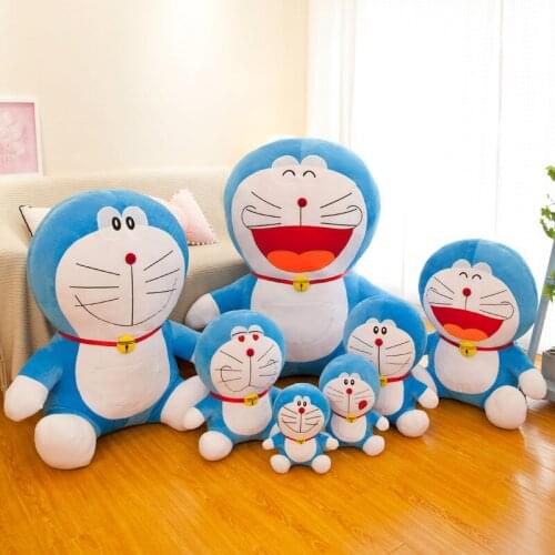 25cm-70cm Anime Stand By Me Doraemon Plush Toy Cute Cat Doll Soft Stuffed Animal Pillow for Baby Kids Girls Brinquedos Gifts