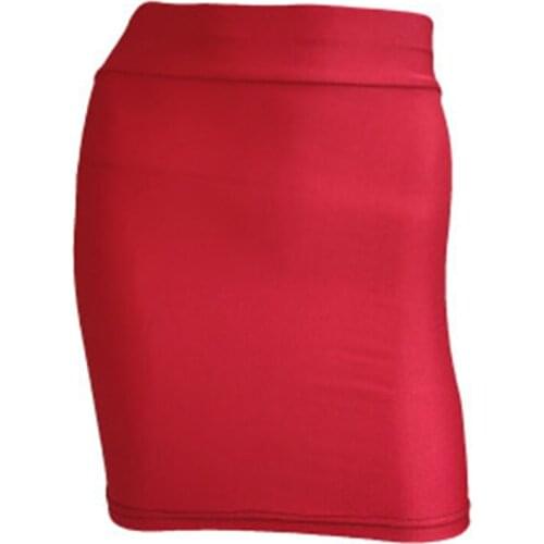 Summer Fluorescent Skirts Half Body Micro Mini Womens Elastic Force Gao Waist Sports Bag Hip Sports Yoga Short Skirt Plus Size