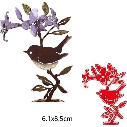 1 pcs Birds Metal Cutting Dies Stencil DIY Scrapbooking Photo Album Decor Embossing Cards Making DIY Crafts