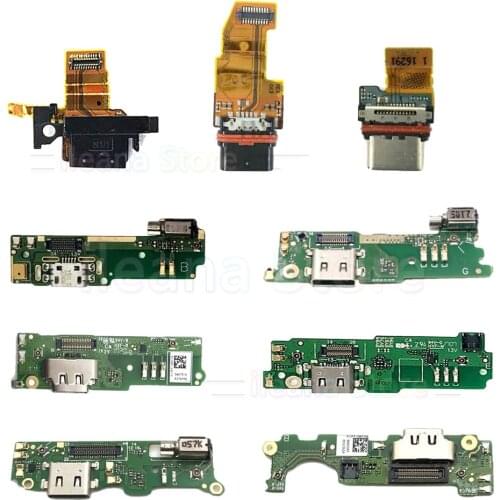 Original USB Charging Port Charger Dock Connector Flex Cable For Sony Xperia X XA XA1 XA2 XA3 1 2 3 Plus Ultra Compact Premium