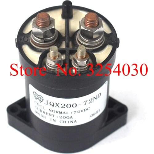 Supplying Made In China 72V 200A DC Contactor JQX200-72ND-001 Tektronix DC Contactor for HELI Electric Forklifts