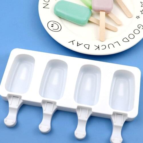 Ice Cream Silicone Molds Ice Cube Tray Popsicle Mould Ice Cream Mold Silicon DIY Dessert Homemade Kitchen Tools Accessories