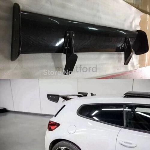 Car Styling Carbon Fiber Exterior Rear Spoiler Tail Trunk Lid Boot Wing Cover Decoration For Volkswagen Scirocco 2010-2019