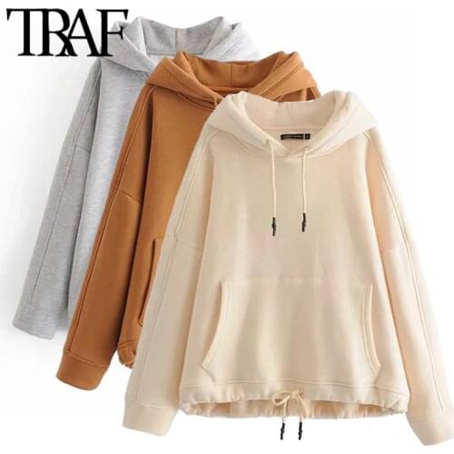 Женские флисовые толстовки TRAF China At AliExpress