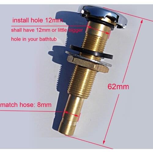 Bathtub air jet,spa Brass Air bubble jet with Chrome plating, hot tub blower nazzle A0-27