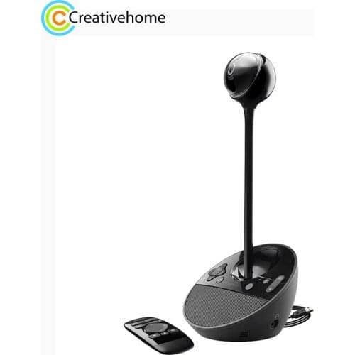 Logitech Business HD Video Office Conference Infrared Remote Control Webcam 1080P/30FPS Auto Focus Web Camera with Microphone