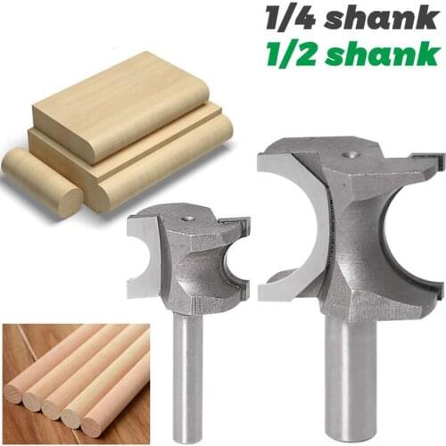 1PCS Half Round Side Cutter BitHalf Round Side Cutter Bit Router Bit Router Bit 1/2 shank 1/4 shank Woodworking bits