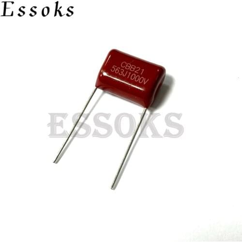 10PCS 1000V563J 0.056UF Pitch 15mm 56NF 1000V 1KV 563 563J CBB Polypropylene film capacitor