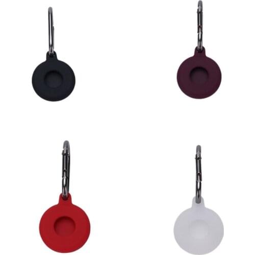 4PCS Silicone Protective Case for AirTags Shockproof Anti-Fall Anti-Scratch Protector Cover Shell for Air Tags