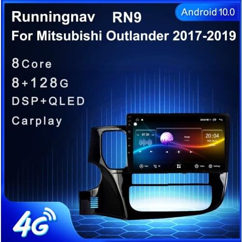Runningnav For Mitsubishi Outlander 2017-2019 Car Radio 2 Din Android Car Radio Multimedia Video Player Navigation GPS