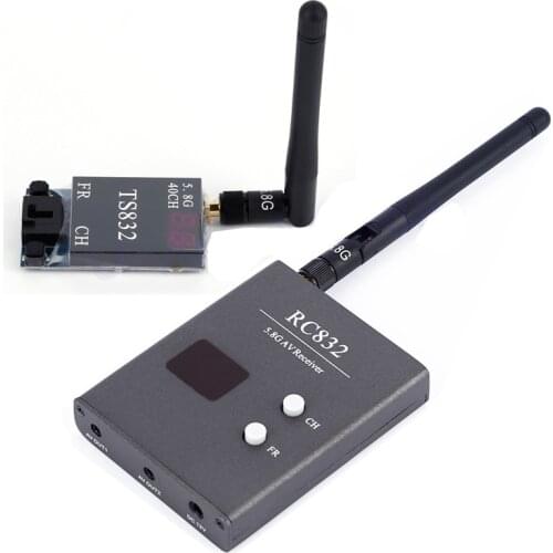48Ch 5.8G 600mw 5km Wireless AV Transmitter TS832 Receiver RC832 for FPV Multicopter RC Aircraft Quadcopter Wholesale Dropship