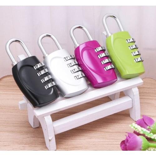 Dropship 4 Dial Digit Combination Suitcase Luggage Metal Code Password Lock Padlock