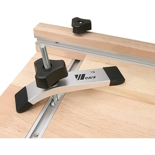 Metal High-speed Pressing Fixture Group for Woodworking Milling Machine Workbench T Rail T-groove Woodworking Tool Accessories