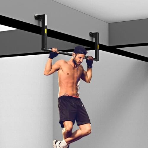 Wall Mounted Pull Up Bar Heavy Duty Chin Up Bar Fitness Training Equipments Home Gym Workout Horizontal Bar Body Workout Trainer