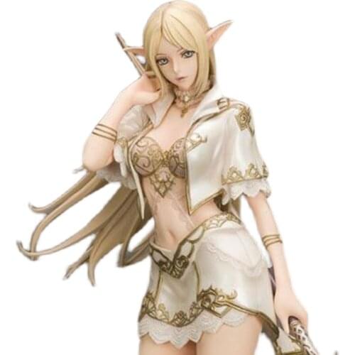 Unpainted GK Resin Figure 1/7 Scale Lineage 2 Elf Model Kit Self-Assembled Figures Kit No.257