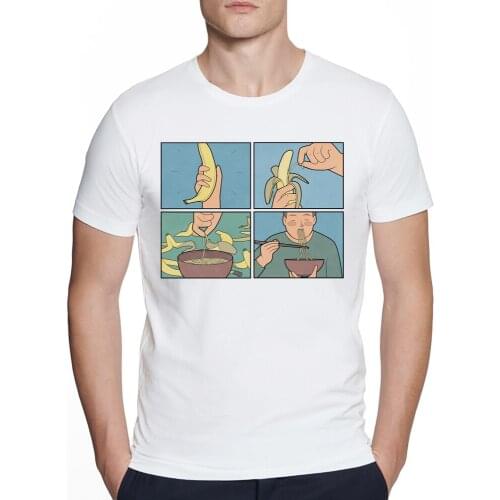 New creative design mens T Shirt Funny Dark Humor Depression BANANA Funny Sarcastic Random Awesome boys Tee
