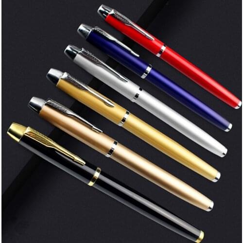 New high - grade metal pen office business pen school supplies stationery gift pen black refill ballpoint pen