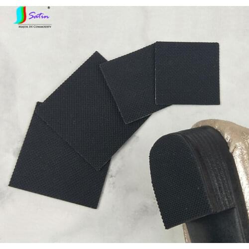 Black Self-adhesive Sole Protection Repair Rubber,65mm,50mm High Heels Protecion Accessory Self-adhesive Rubber 3 Pairs S0925L
