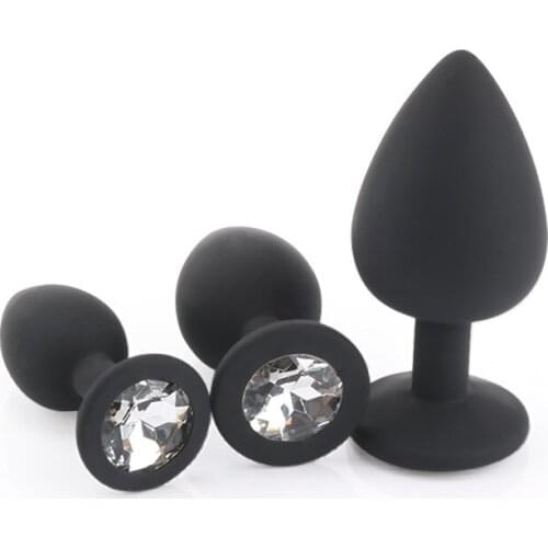 Silicone Butt plug anal plug sex toys for men female appliance adult supplies sex anal stimulation sexual health care