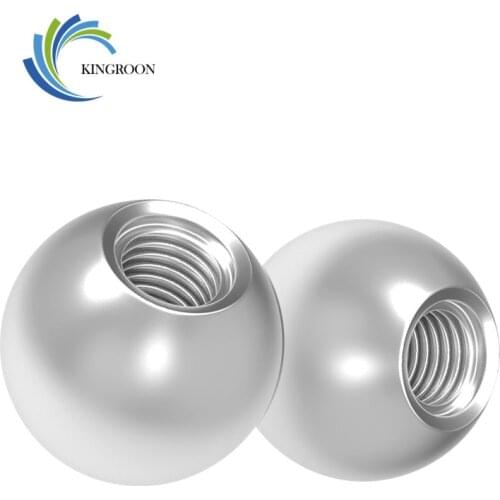 KingRoon 10pcs 20pcs 10mm M4 Threaded K800 Steel Ball Bearings Rod End For 3D Printer Reprap Delta Kossel Magnetic Joints