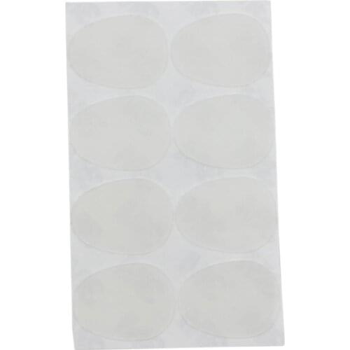 Tooyful 8 Pieces Adhesive Alto Saxophone Mouthpiece Patches Pads Cushions 0.3mm White for Saxophonist Beginner