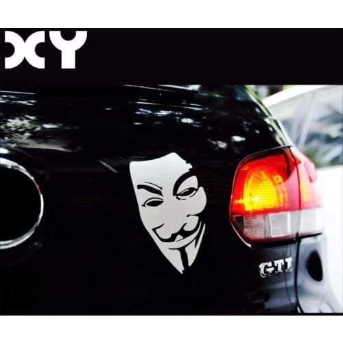 V for Vendetta Car Stickers High Quality Reflective Tape Waterproof Car Stickers Automobiles Sticker So on Drop Shipping