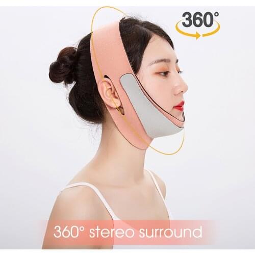 V Face Shaper Lift Massager Face Slimming Mask Belt Facial Massager Tool Anti Wrinkle Reduce Double Chin Bandage Thin Face Tools