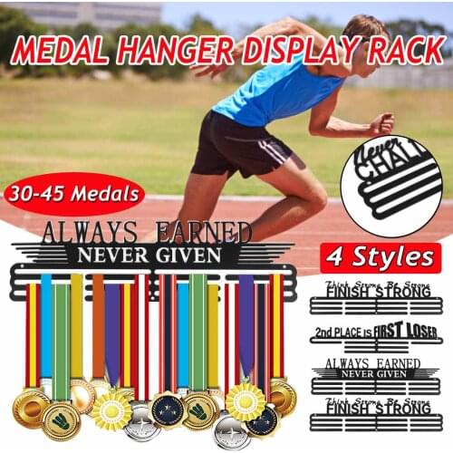 Medals Hanger Display Holder Rack For Sport Medals Creatives Wire Medals Hanger Championship Running Swimming for Gift Decor