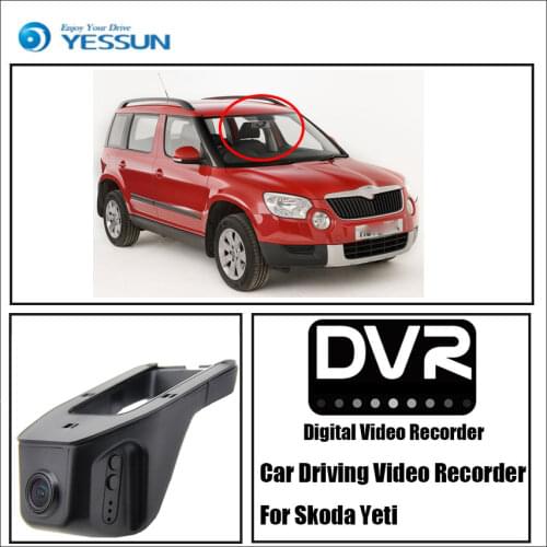 YESSUN Car Front Dash Camera CAM for Skoda Yeti DVR Driving Video Recorder For iPhone Android APP Control Function