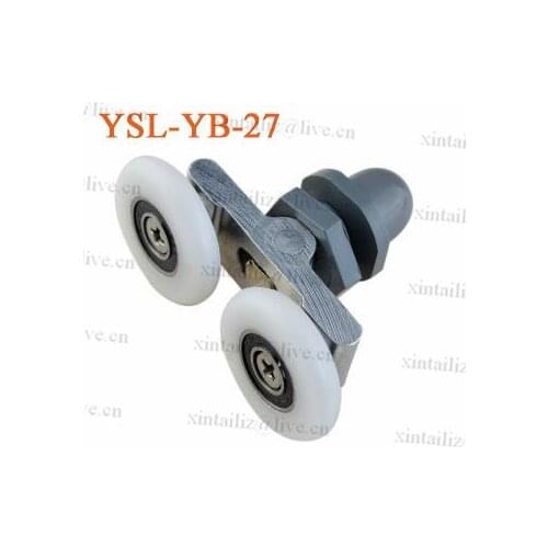 [YSL-YB-27]Free Shipping bathroom accessories wheel nylon aluminum alloy glass wheel roller wheel