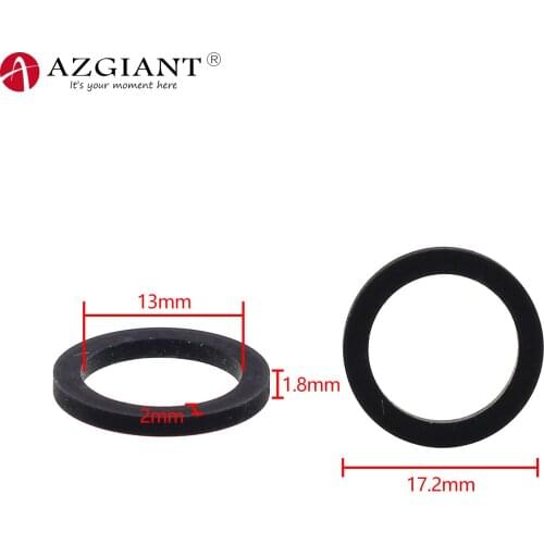 2pcs 13mmx17.2x1.8 car retractor press belt pulley deck audio pressure recorder press cassette deck pinch roller tape Card Seat