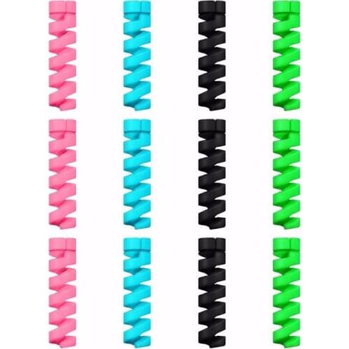 2Pcs Charging Cable Protector Saver Cover For Apple iPhone USB Charger Cable Cord Adorable Protective Sleeve For Phones Cable