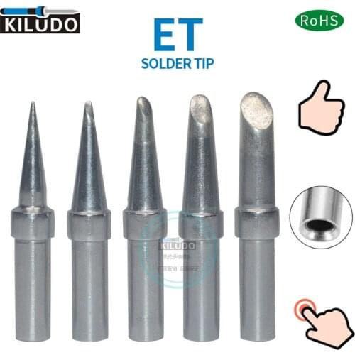 KILUDO 5 PCS Weller Iron Tip WES51 WESD51 PES51 soldering station for ETU ETAA ETBB ETCC ETDD