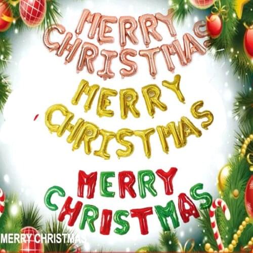 6 Colors 2019 Happy New Year Gold Foil Balloons Eve Party Decor 2018 Merry Christmas Decorations for Home Ornaments Santa Claus