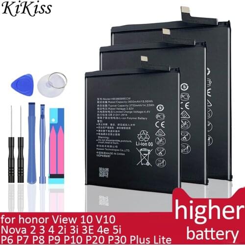 Battery For Huawei P6 P7 P8 P9 P10 P20 P30 Plus Lite mini Pro 2017/Nova 2 3 4 2i 3i 3E 4e 5i Smart/honor View 10 V10 HB386589ECW