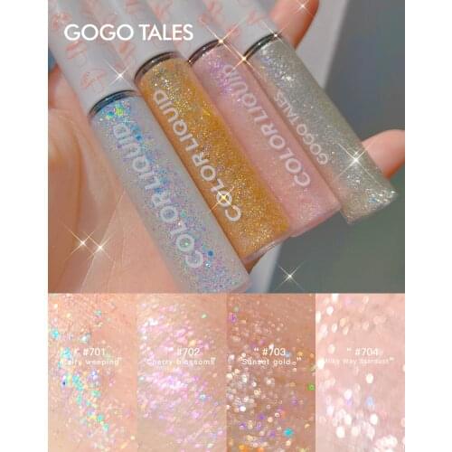 Diamond Shining Liquid Eyeliner Fine Pearlescent Monochrome Liquid Eye Shadow Eye Makeup Lasting Waterproof Flash Make Up TSLM1