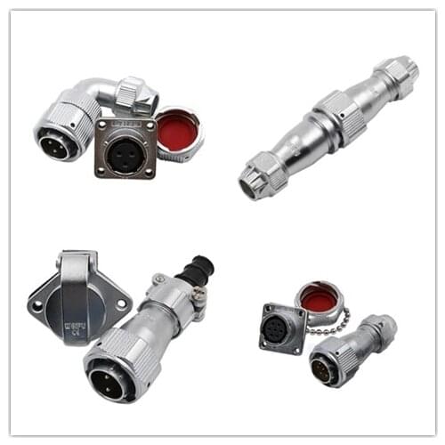 WY20 Aviation Plug Socket Mic Connector 2 3 4 5 7 9 10 Pin